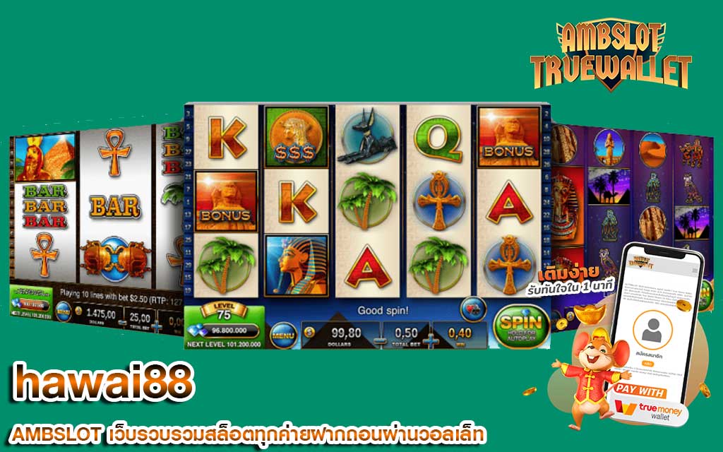 hawai88 สล็อตเว็บตรง ทุนน้อยก็เล่นทำเงินได้ ฝาก-ถอน ทรูวอลเล็ต